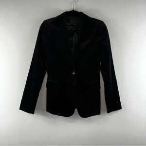 Nili Lotan x Goop Humphrey Velvet Blazer in Black Size 0